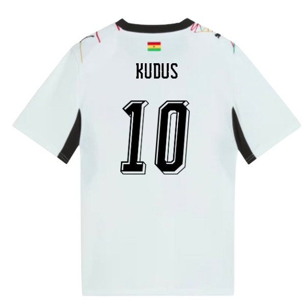 2026-2027 Ghana Home Shirt (Kids) (Kudus 10)-SoccerKits Hub | Buy Soccer Jerseys Online